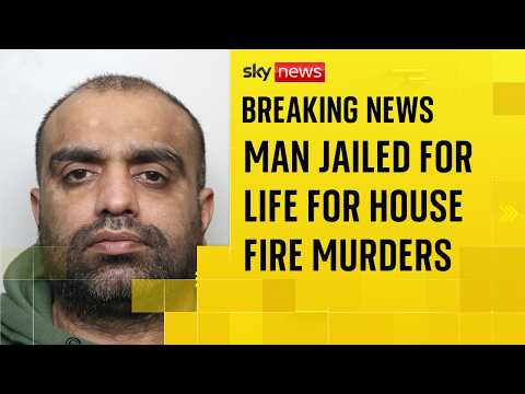 Man who killed his ex-partner’s sister and her three children in a house fire jailed for life