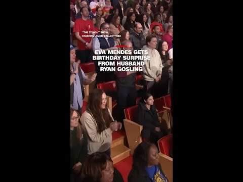 Eva Mendes gets birthday surprise from husband Ryan Gosling