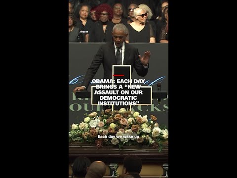 Obama: Each day brings a “new assault on our democratic institutions”