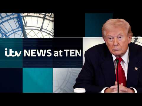 Watch ITV News at Ten LIVE as Trump demands Iran’s ‘unconditional surrender’