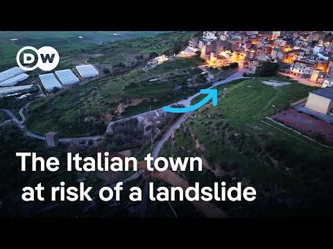 Italy: A town on the edge of falling down a hill | DW News