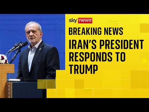 Iran’s president apologises for strikes on neighbours and responds to Trump’s surrender demand