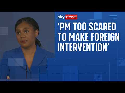 ‘The world has changed and it is not going back’: Badenoch calls for more spending on defence