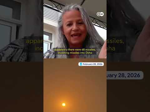 Stuck in Qatar under missile fire | DW News