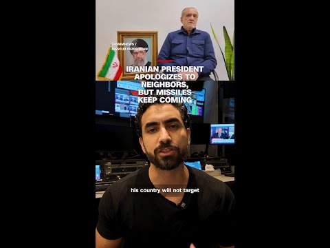 Iranian president apologizes to neighbors, but missiles keep coming