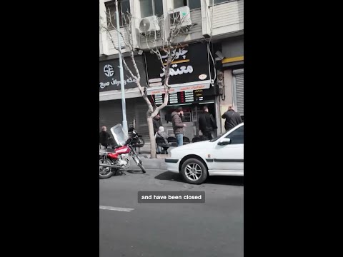 Shopkeepers in Tehran describe life amid war