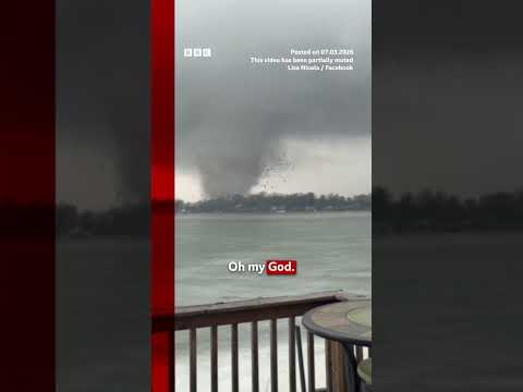 Deadly storms and tornadoes strike the US state of Michigan. #Tornado #US #BBCNews