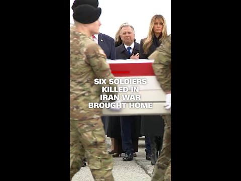 Six soldiers killed in Iran war brought home
