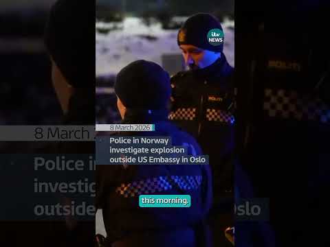 Police in Norway are investigating a small explosion outside the US Embassy in Oslo