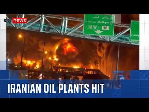 Tehran shrouded in acrid black smoke after attack on oil facility