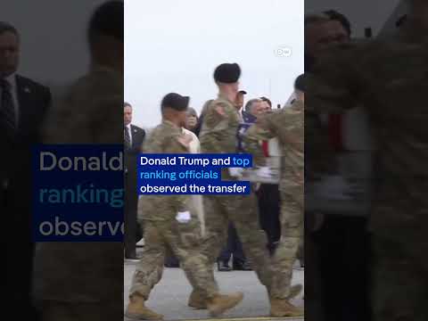 Trump salutes bodies of soldiers killed in US-Israel war on Iran | DW News