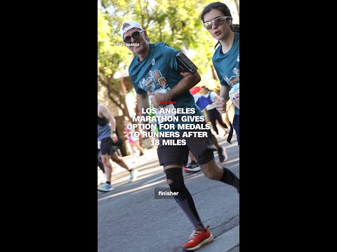 Los Angeles marathon gives option for medals to runners after 18 miles