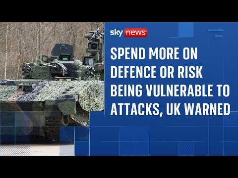 Spend more on defence or risk being vulnerable to missile and drone attacks, UK warned