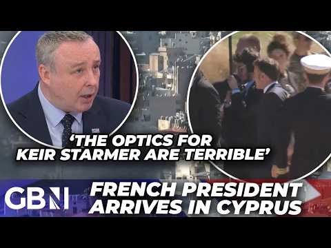 ‘Optics are TERRIBLE’ | Keir Starmer SLAMMED as French President arrives in Cyprus amid Iran war