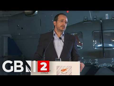 WATCH: French President Macron meets the Cypriot President