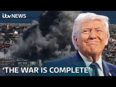 US President Donald Trump claims war is nearly over but what does that actually mean?