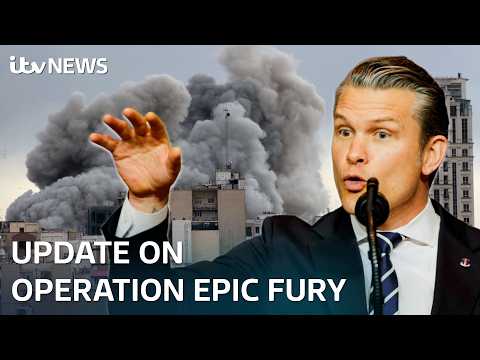 Watch LIVE: U.S. Defense Secretary Pete Hegseth’s update on the war in Iran