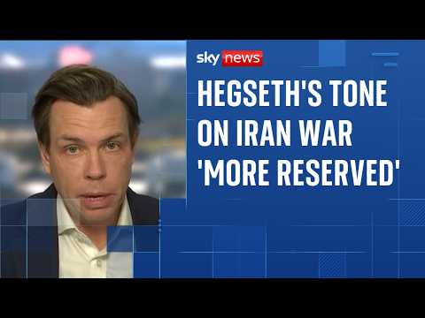 Analysis: US ‘secretary of war’ appeared ‘less bullish’ at briefing on day 11 of conflict