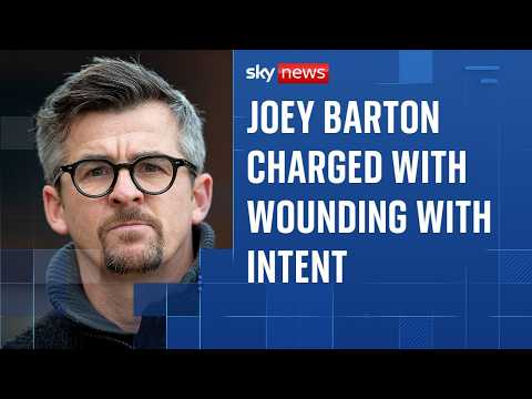 Ex-footballer Joey Barton charged over alleged assault