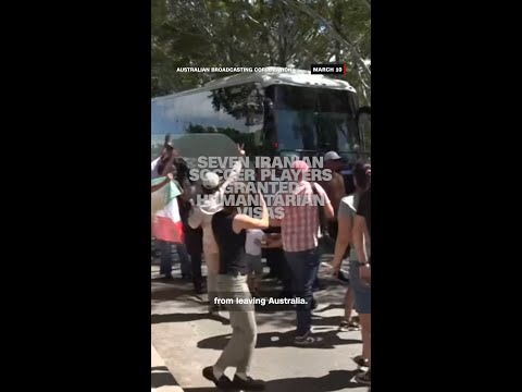 Seven Iranian soccer players granted humanitarian visas