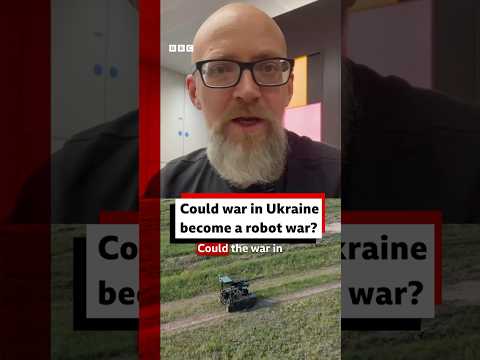 Could war in Ukraine become a robot war? #Ukraine #Russia #War #AI #Robots #BBCNews