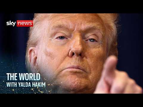Trump threatens to hit Iran ’20 times harder’ if they stop flow of oil | The World with Yalda Hakim