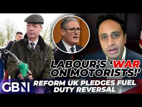 ‘A WAR on motorists!’ | Zia Yusuf RAGES at Labour’s fuel duty rise as Reform pledges to reverse hike