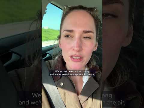 Experiencing first hand an air raid siren in Israel | DW News