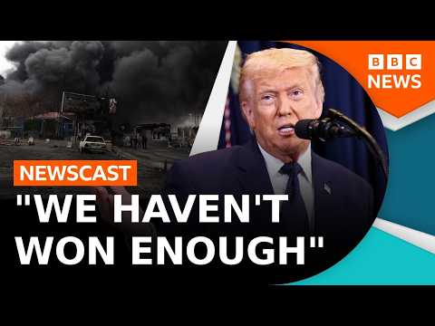 Does President Trump think the Iran war is about to end? | BBC Newscast