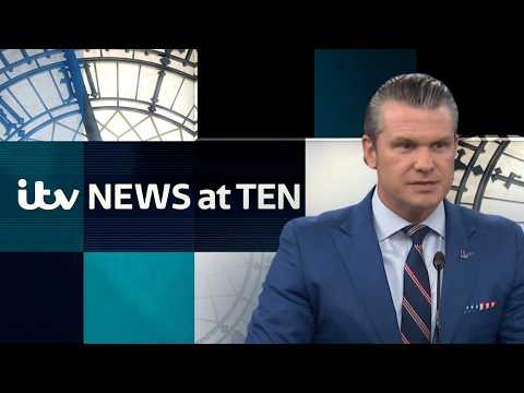 Watch ITV News at Ten LIVE – as US Secretary of War warns of worse to come in Iran war