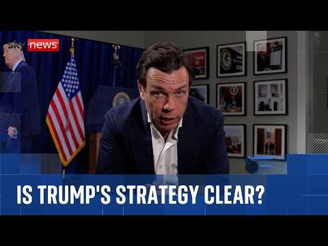 Tracking Trump’s mixed messages on Iran war and school strike