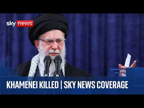 Iran’s supreme leader killed as country works out successor | Sky News coverage and analysis