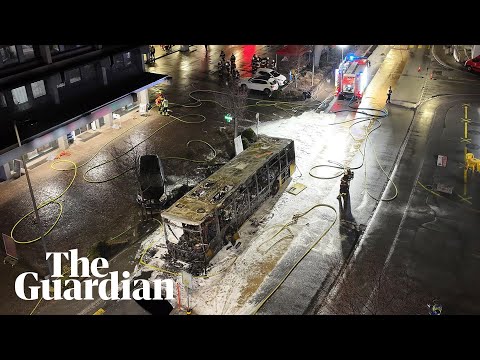 Switzerland bus fire that killed at least six could have been ‘a deliberate act’