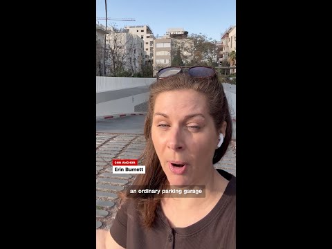 Tel Aviv garage turns into improvised missile shelter