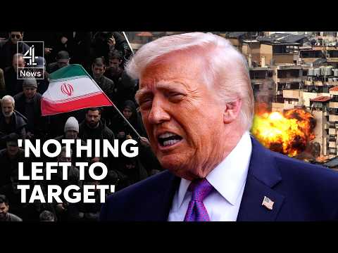 Hezbollah and Iran hit Israel in joint attack as Trump says war will end soon