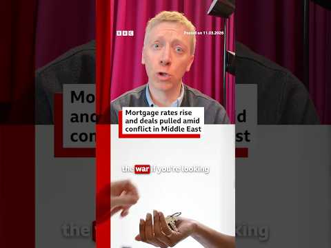 Mortgage rates rise and deals pulled amid conflict in Middle East. #Iran #UK #Finance #BBCNews