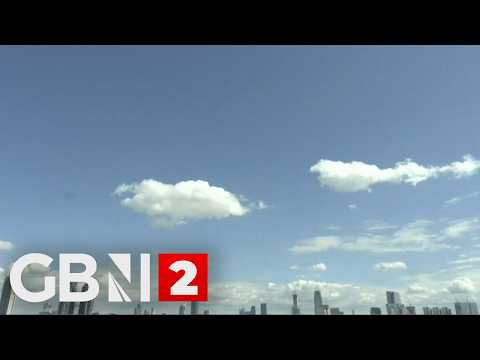 WATCH: Jerusalem skyline as Iran missiles continue to be launched | BREAKING