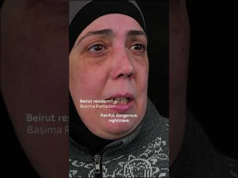 Beirut apartments smashed by Israeli strikes