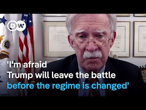 John Bolton: ‘I would not have started this war if the objective were not regime change’ | DW News