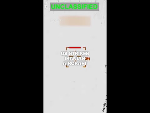 US strikes Iranian aircraft