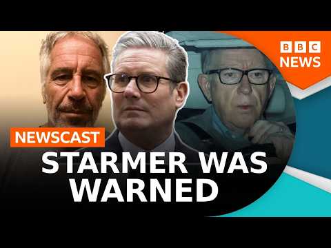 PM warned of ‘reputational risk’ over Mandelson’s Epstein links | BBC Newscast