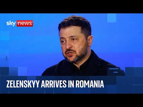 Zelenskyy arrives in Romania