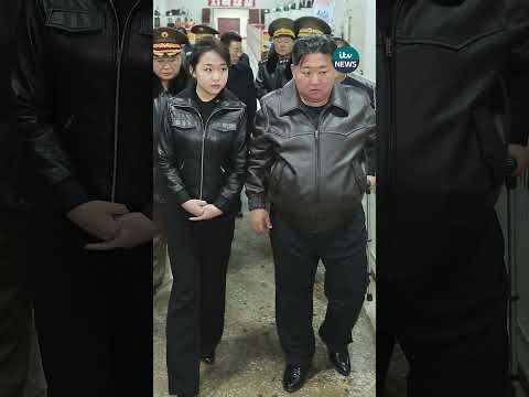 Kim Jong Un and daughter shoot guns on visit to weapons factory #northkorea