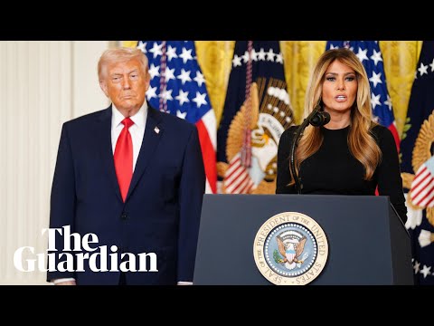 Donald and Melania Trump participate in women’s history month event – watch live