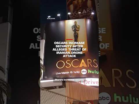 Oscars increase security after alleged threat of Iranian drone attack