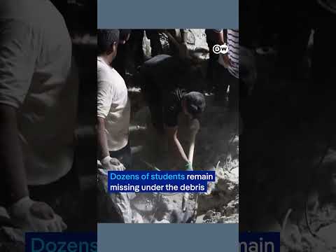 Rescue workers retrieve bodies from rubble in deadly strike on girl’s school in Iran | DW News