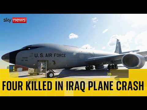 Four US crew members confirmed dead after plane crashed in Iraq