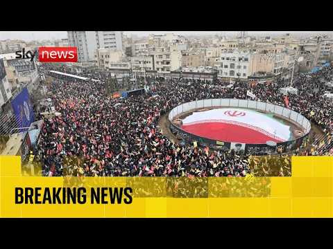 Explosion reported near Tehran march as Iran war enters day 14 | Sky News coverage and analysis