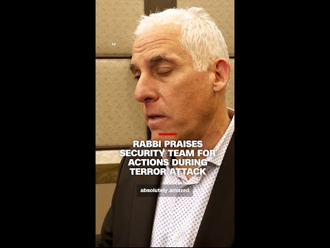 Rabbi praises security team for actions during terror attack