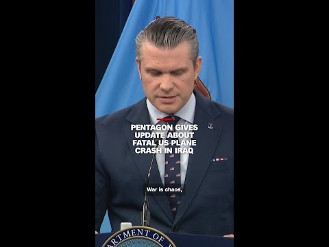 Pentagon gives update about fatal US plane crash in Iraq